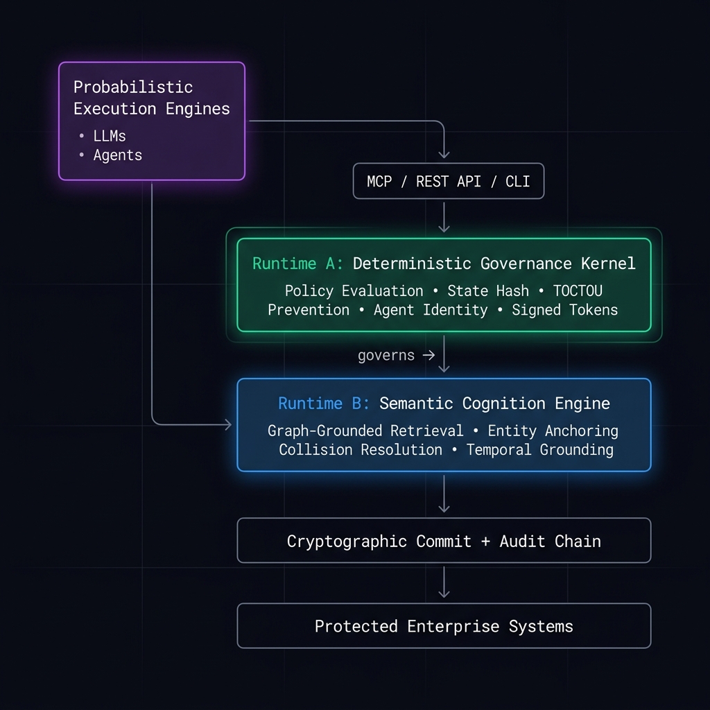 Authority Runtime Architecture (4 Layers) | Exogram